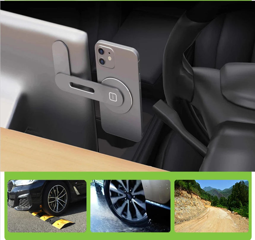 Invisible Foldaway MagSafe Charger and Car Phone Mount