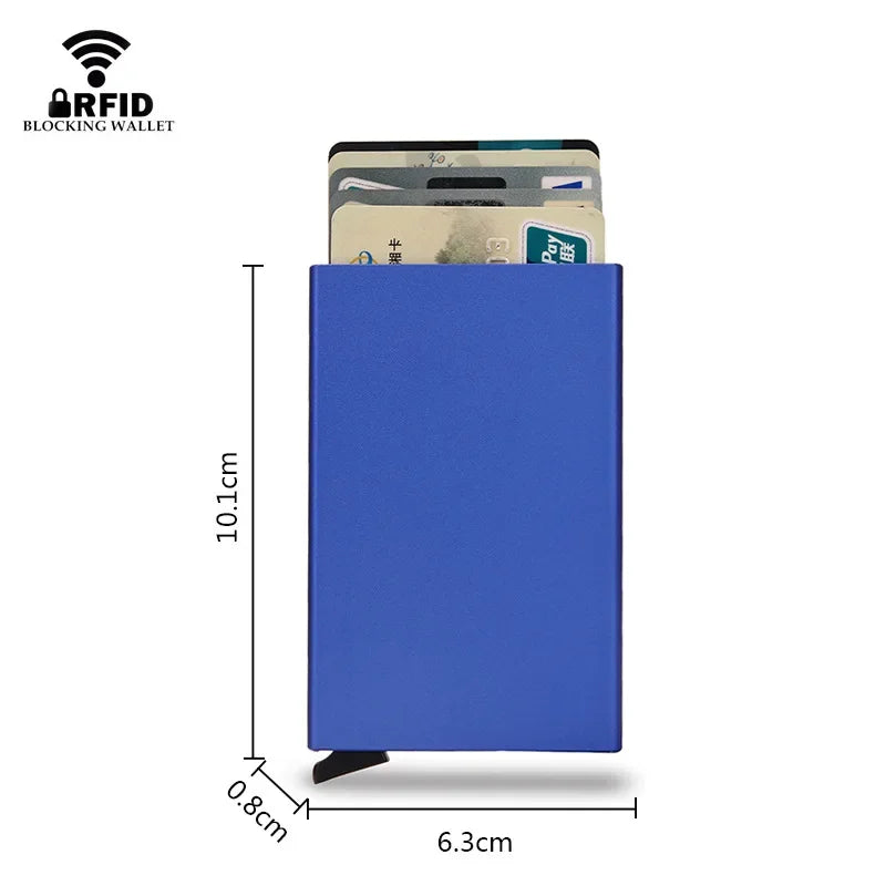 Men's Metal RFID Smart Wallet