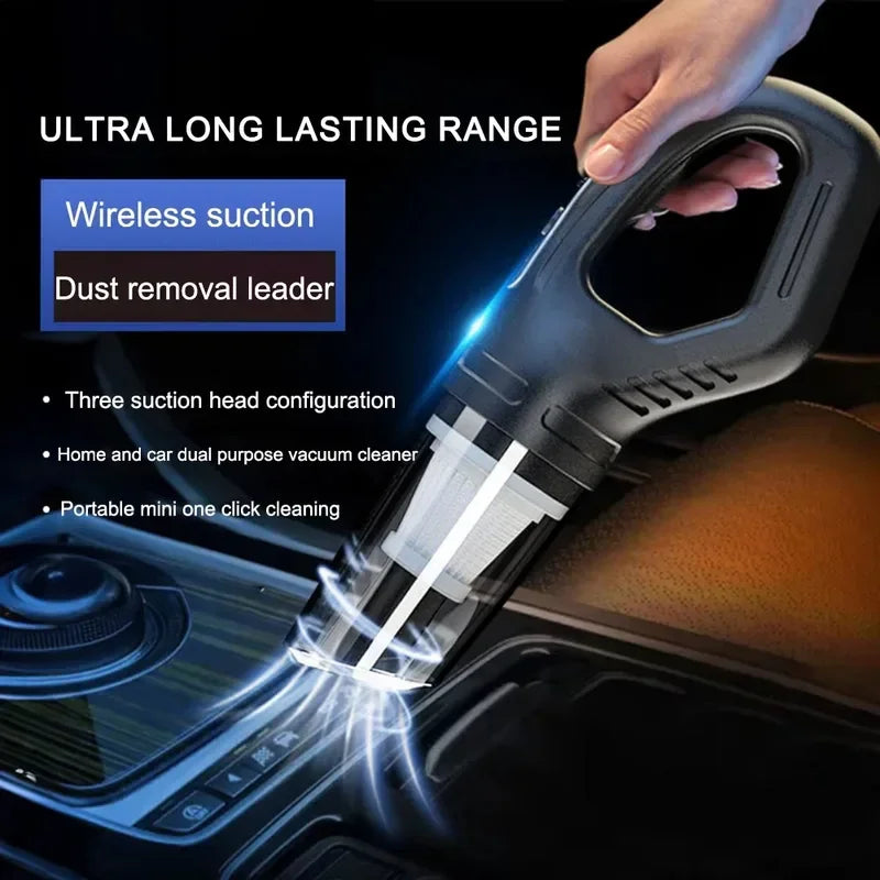 Portable Handheld Car Vacuum Cleaner with USB Charging